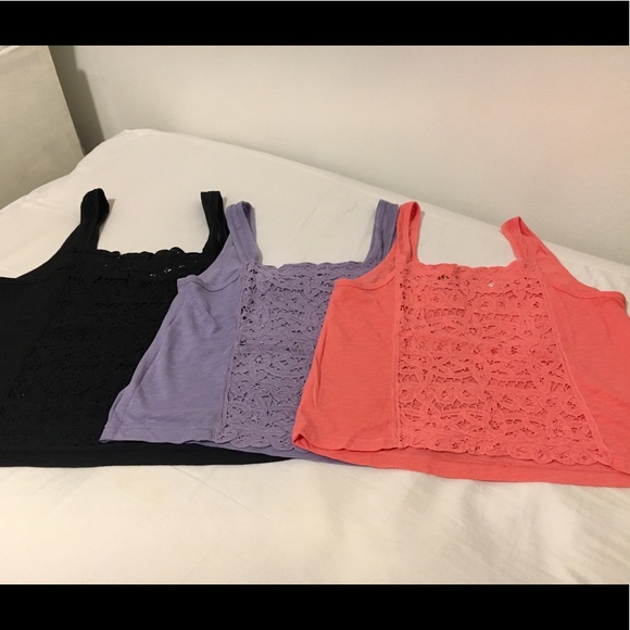 AEO Cotton Lace Tank Tops - Picture 3 of 7